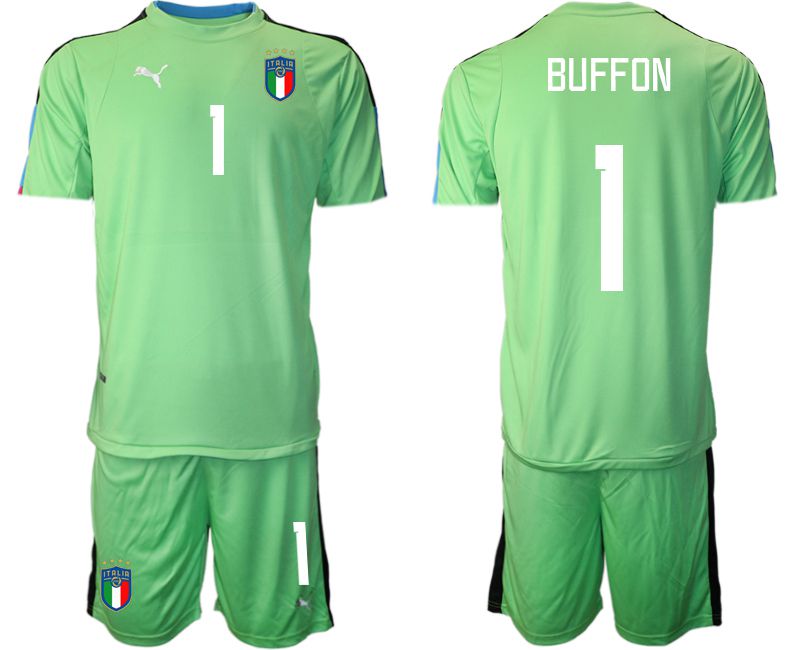 Men 2022 World Cup National Team Italy fruit green goalkeeper #1 Soccer Jersey